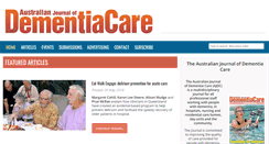 Desktop Screenshot of journalofdementiacare.com