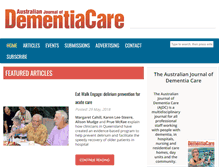 Tablet Screenshot of journalofdementiacare.com